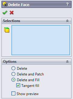 DeleteFace-DeleteAndFill