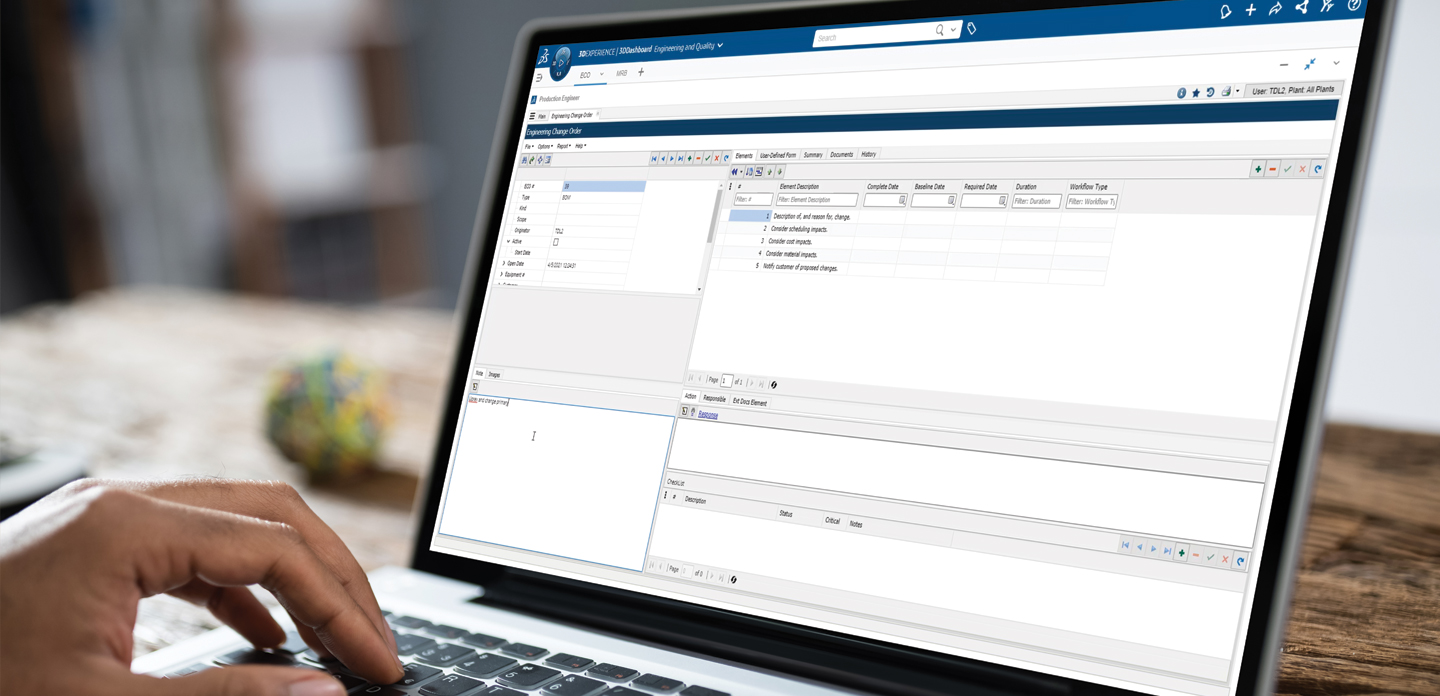 Engineering Change Order (ECO) Software Module from DELMIAworks