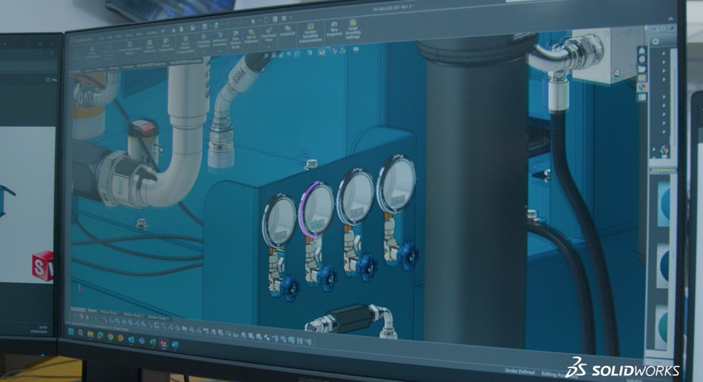 Dassault Systèmes SOLIDWORKS enables the team to perform verification