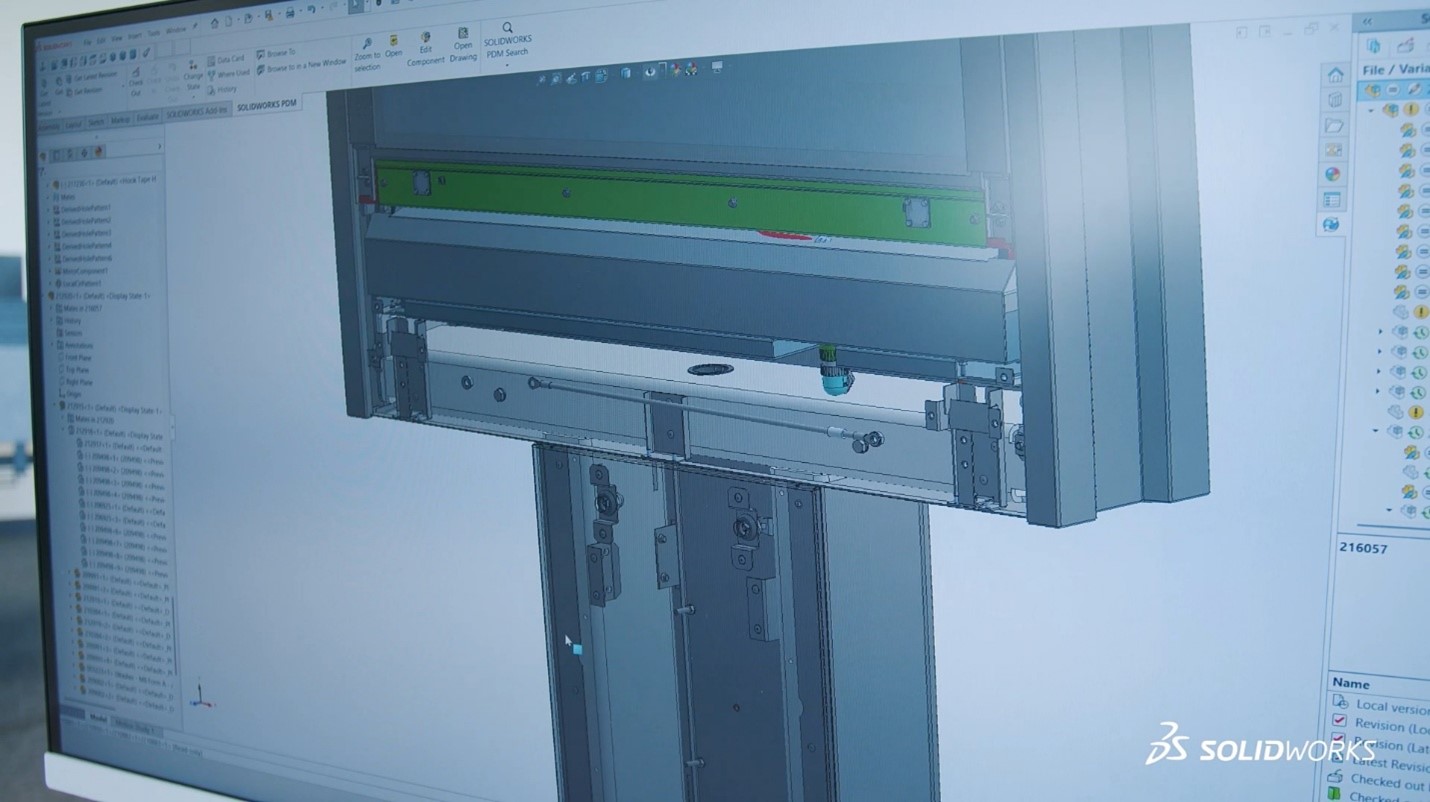 Amscreen uses SOLIDWORKS® from the earliest stages of a new concept