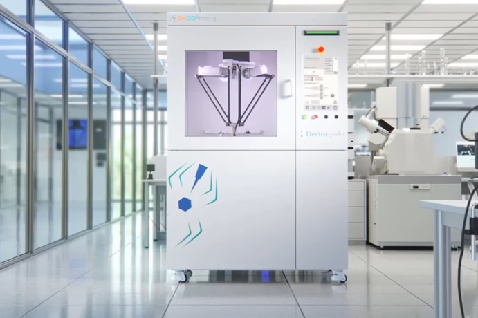 Bio3DPrinting printer in lab setting