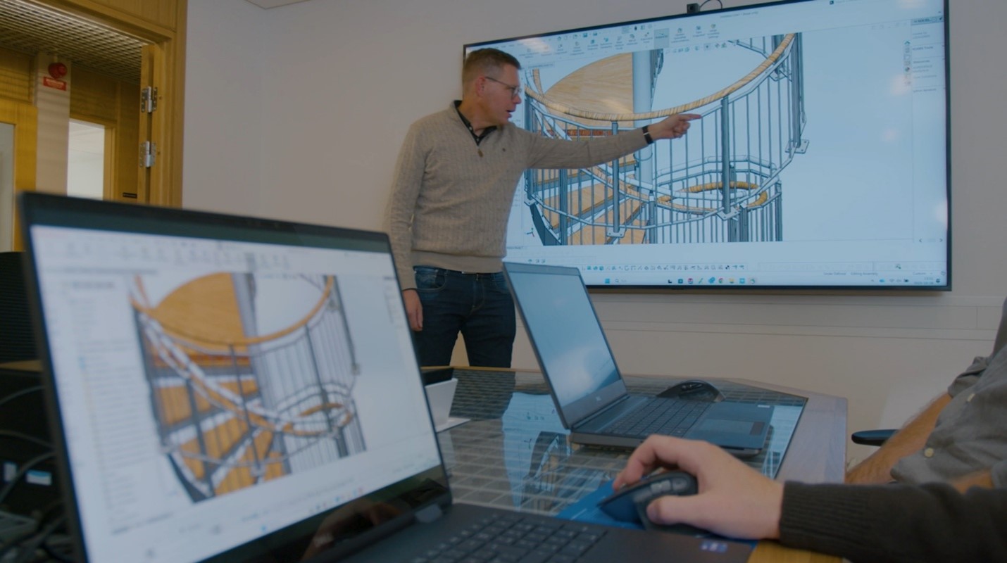 Spiral Staircase design meeting