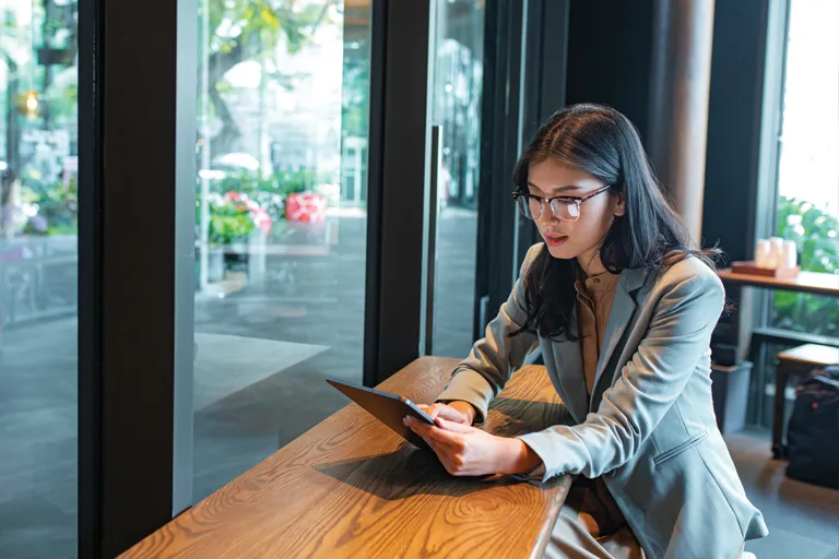 Web Portals via tablet