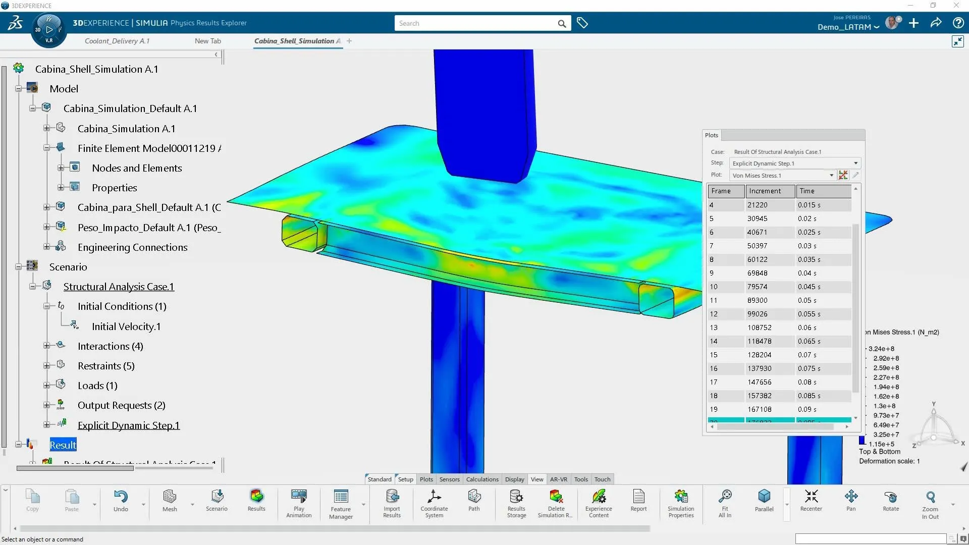 Resemin – capture d'écran de l'équipement minier dans 3DEXPERIENCE Works > SOLIDWORKS