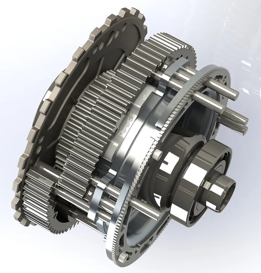 3D rendering of the Inmotive Ingear Core - SOLIDWORKS