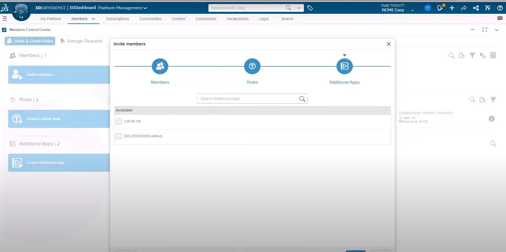 Colleagues to Cloud Services > Getting Started > Dassault Systèmes®