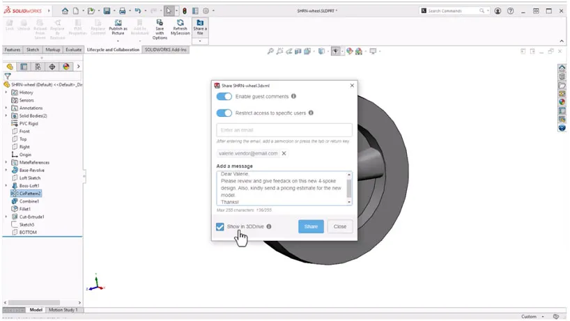 Restrict access > Share & Markup > Dassault Systèmes®