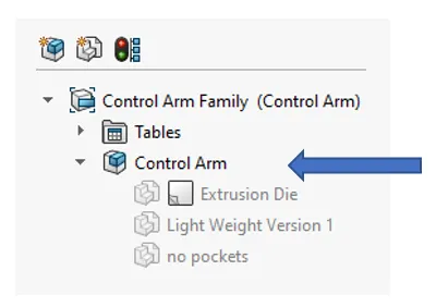 Strategies for Using SOLIDWORKS Configurations > Getting Started > Dassault Systèmes®