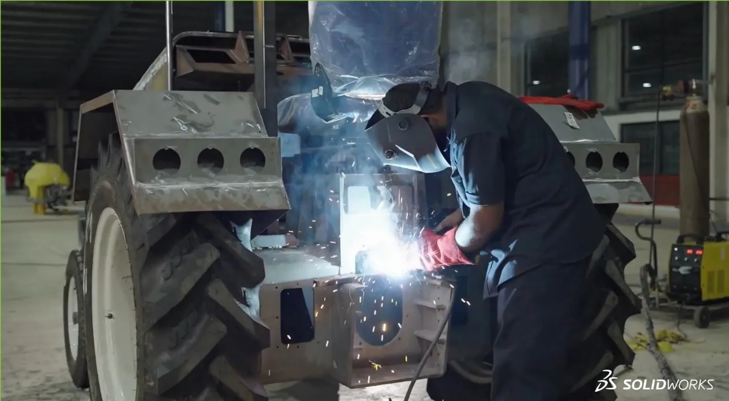 인도의 농업 기계 