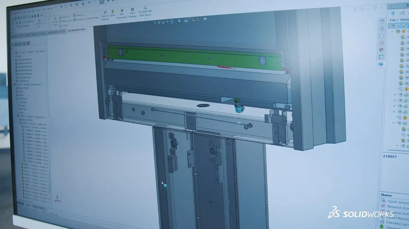 Amscreen utilizza SOLIDWORKS® fin dalle fasi iniziali di un nuovo concept