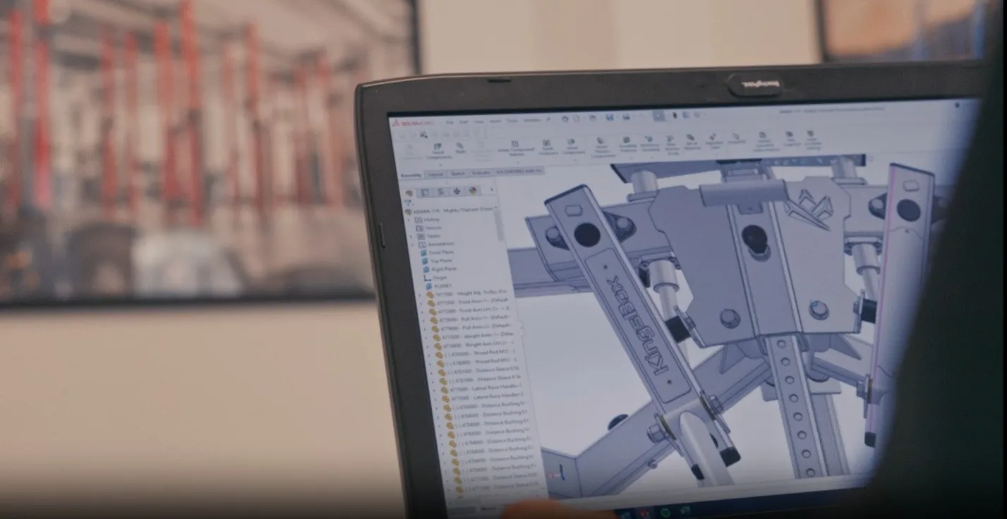 Kingsbox designed using a variety of SOLIDWORKS tools