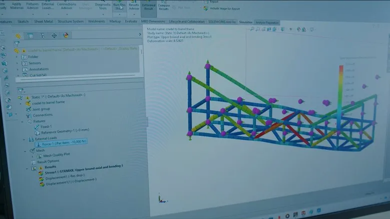 Analyzing SOLIDWORKS Simulation results