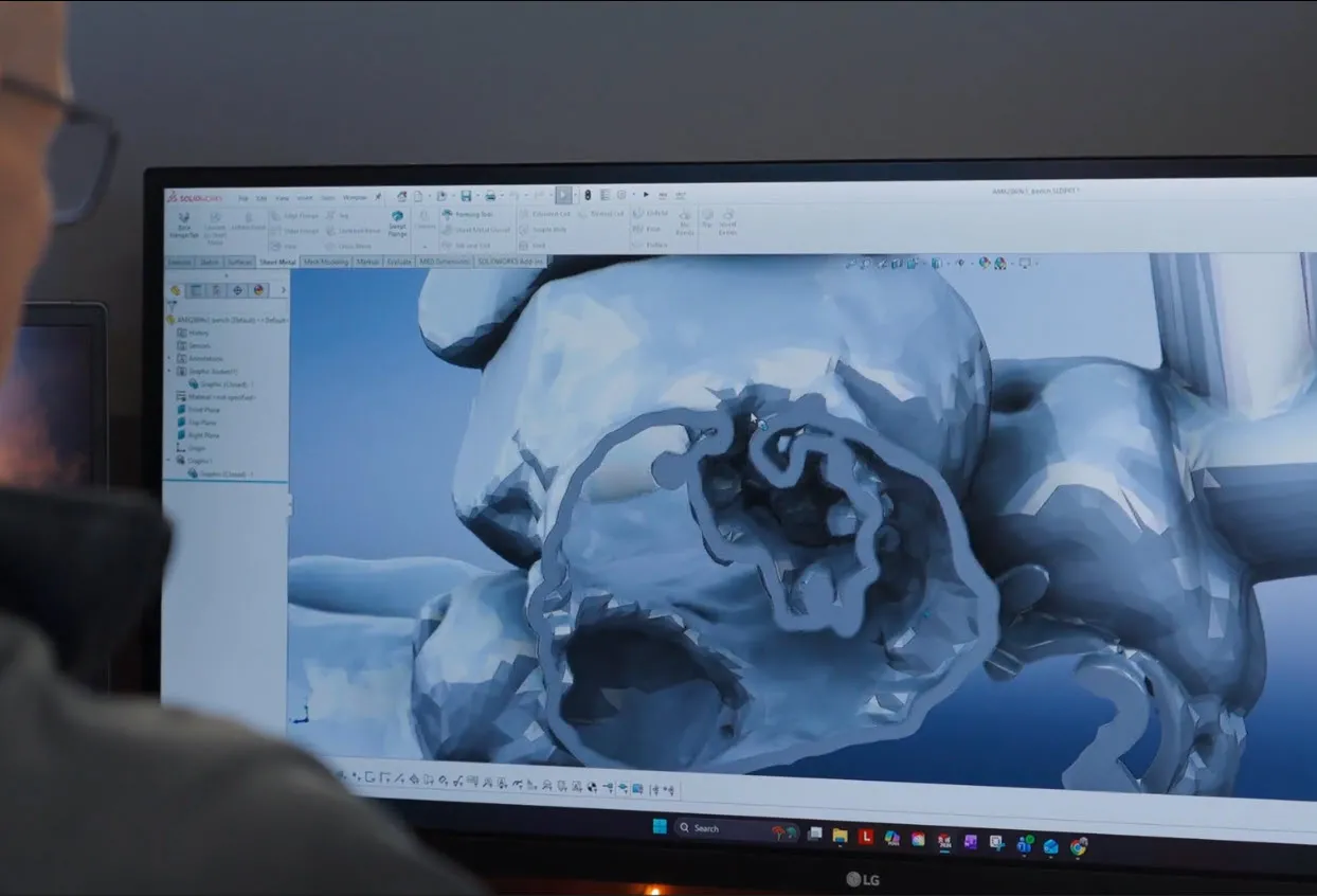 Nextern Design using SOLIDWORKS