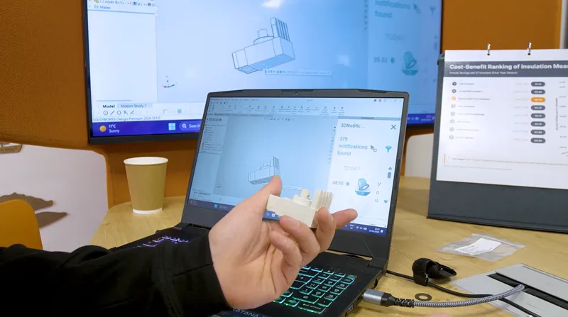 Blind Screen Product from SOLIDWORKS to Prototype