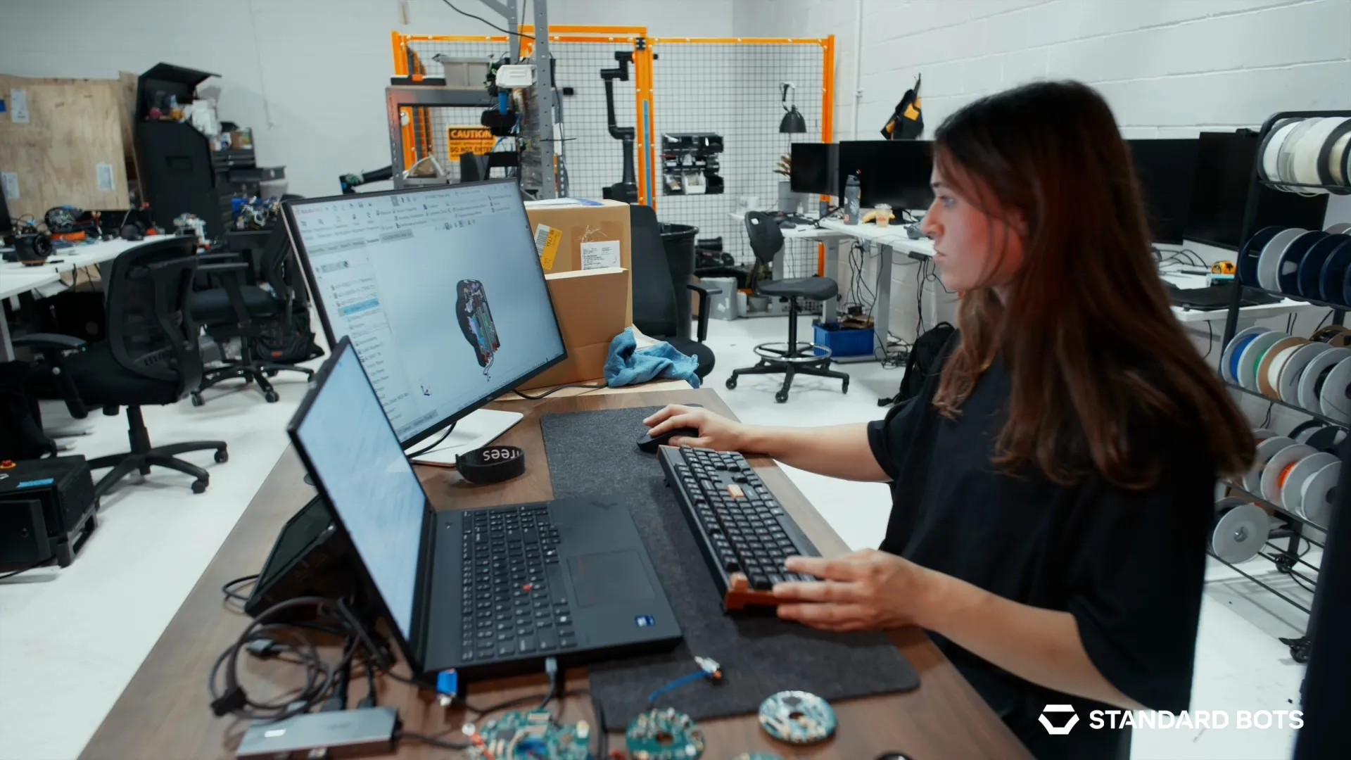 Standard Bots designs from anywhere, including the shop floor