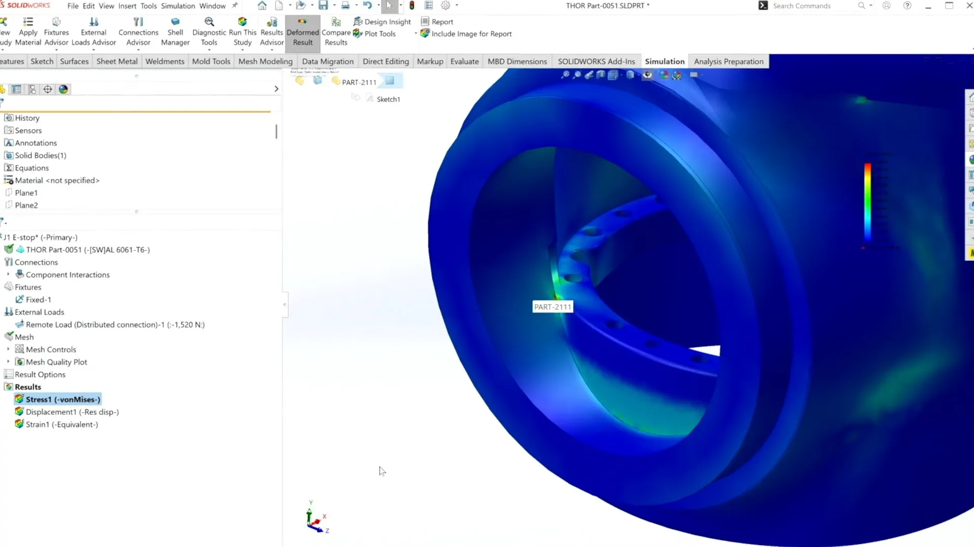 Standard Bots uses SOLIDWORKS Simulation for thermal checks during development