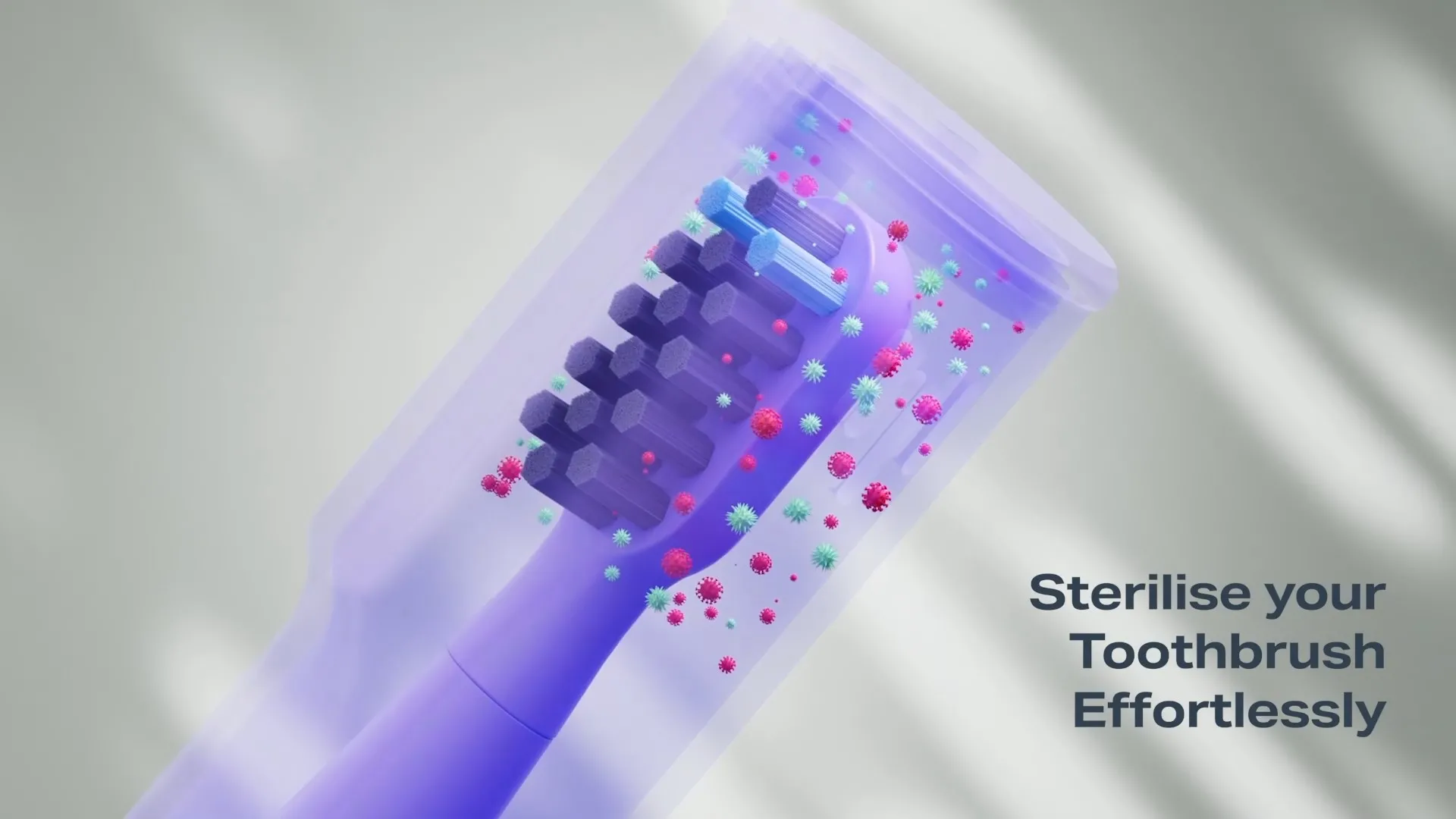 Sterilized toothbrush