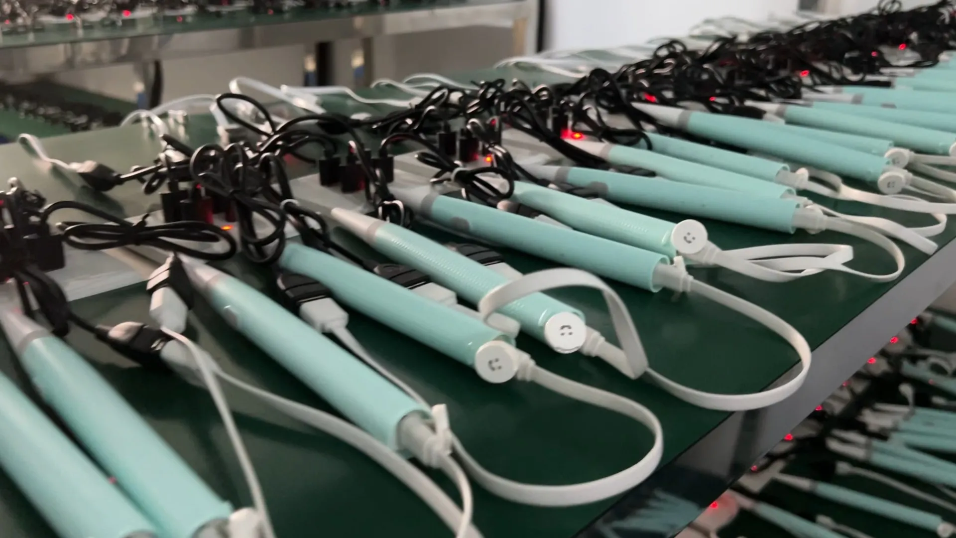 TUSK toothbrushes in production