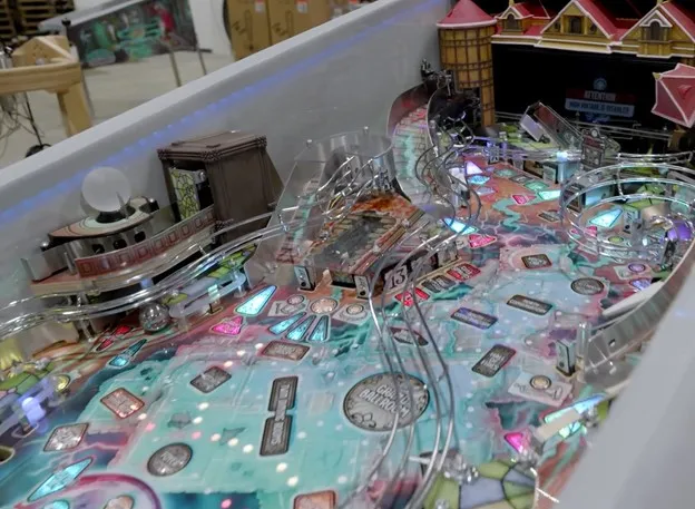The final pinball playfield