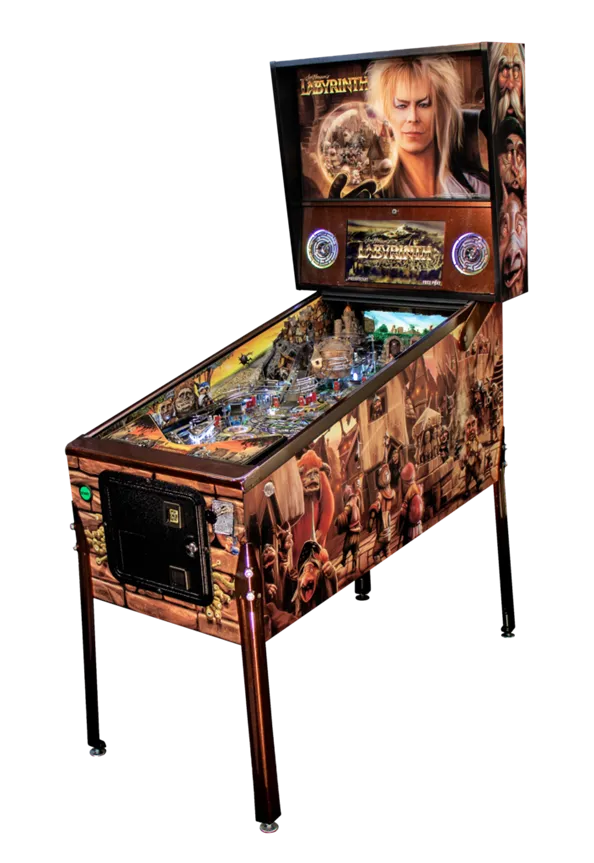 The final Labyrinth Pinball machine, designed, prototyped and developed by Barrels of Fun