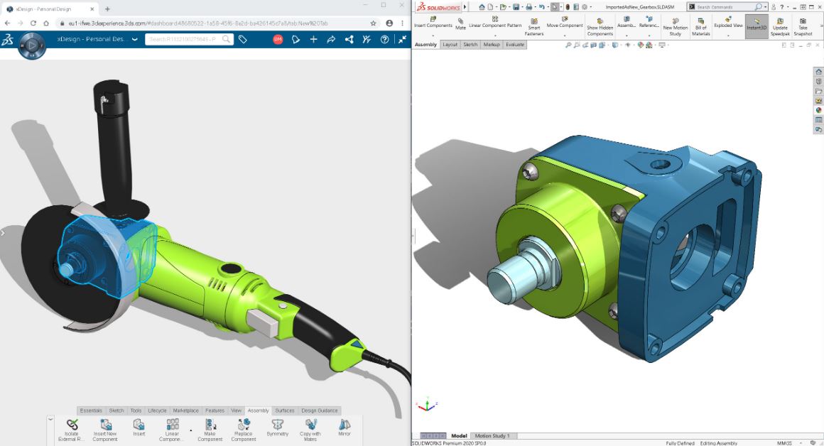 与 SOLIDWORKS CAD 轻松交互