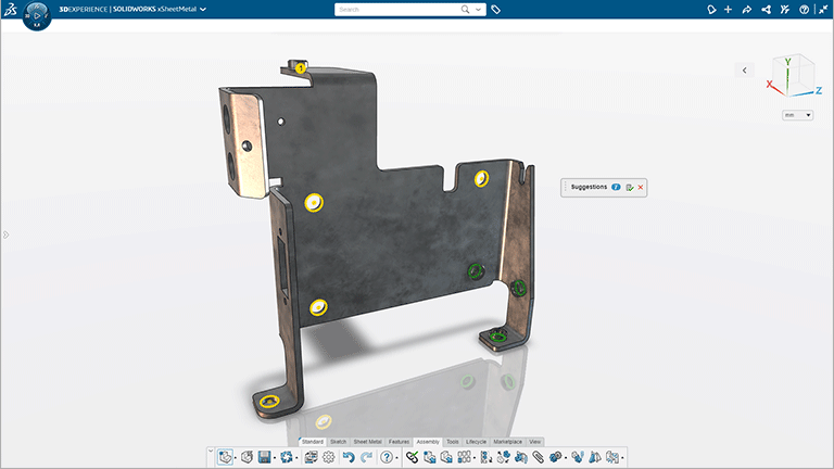 3D SheetMetal Creator Design Assistant