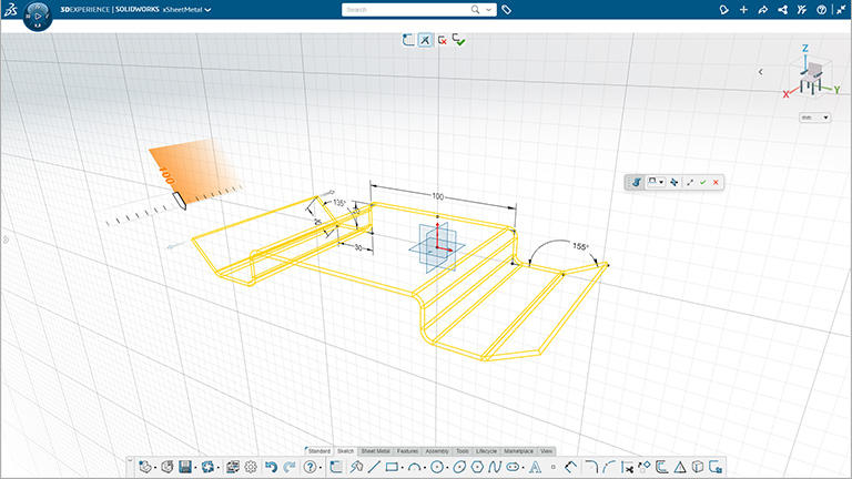 3D SheetMetal Creator 理顺的 UI