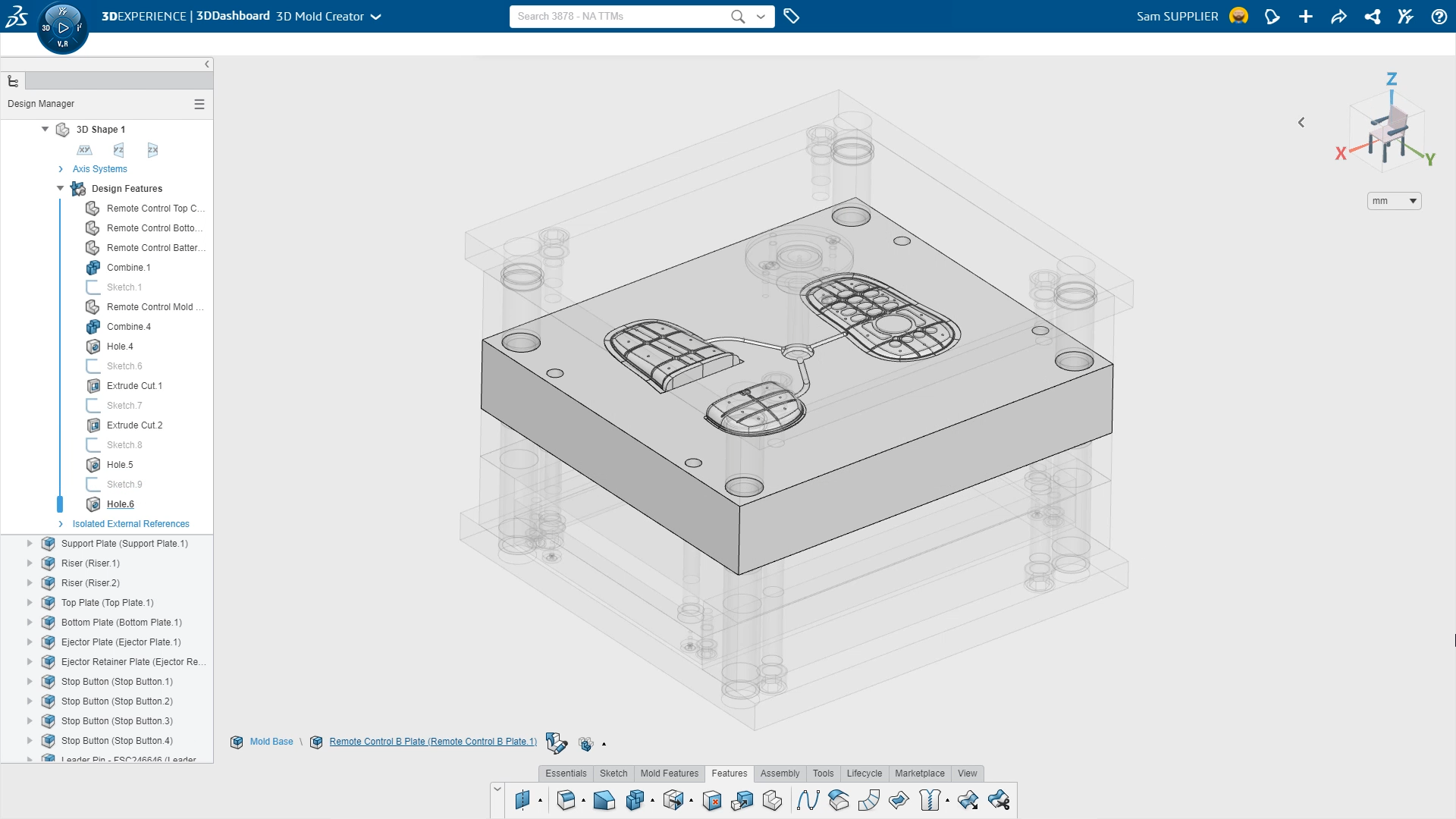 SOLIDWORKS 3D Mold Creator: Mold Making & Design Software