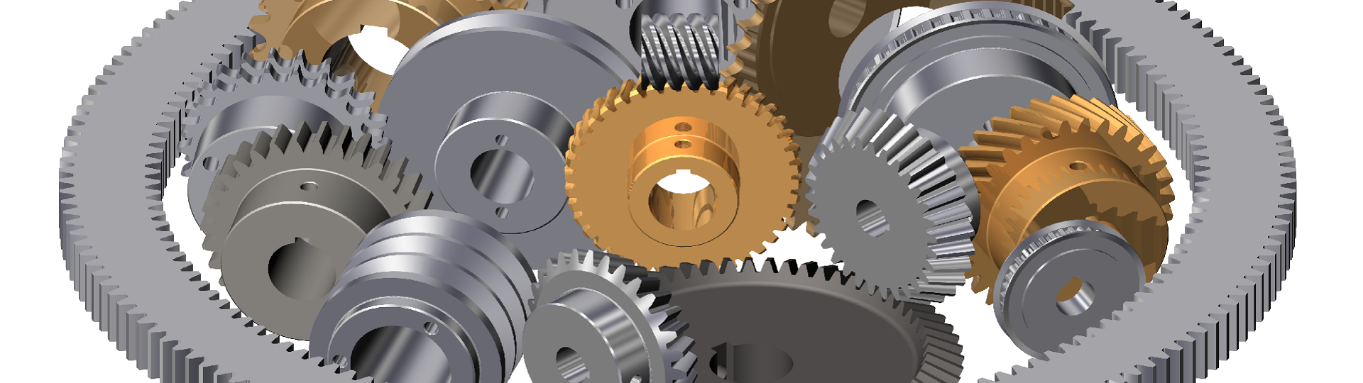 Animated Double Rack and Pinion gear, 3D CAD Model Library