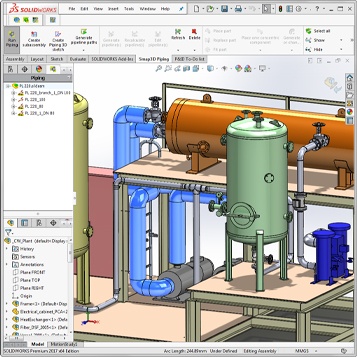 Solidworks design (2D and 3D) of the specimen.