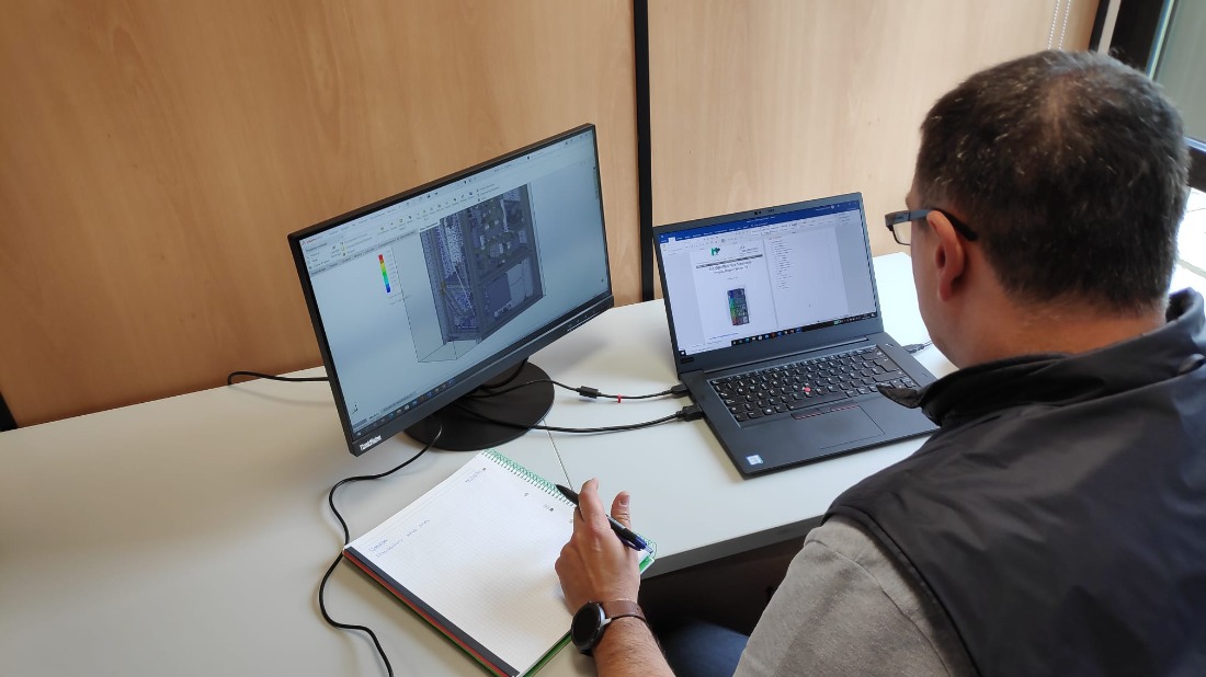man at computer