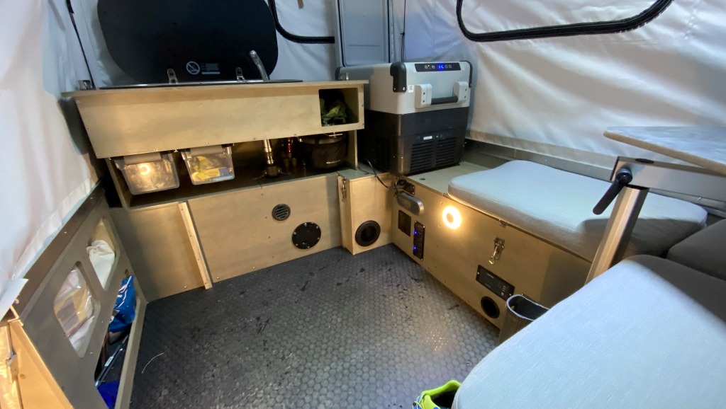inside truck camper