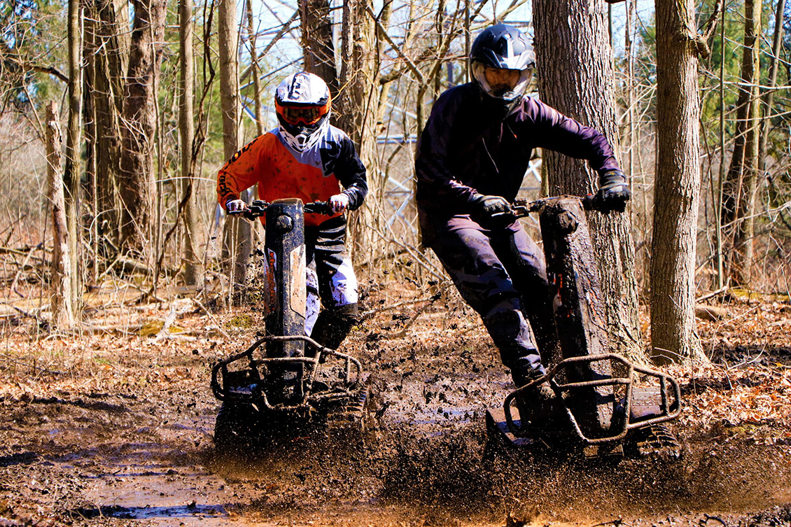 DTV Shredder on the trail