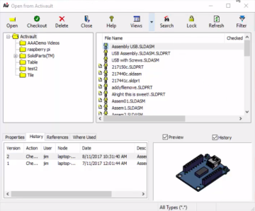 Activault - Easy Check-in/Check-out File Management | SOLIDWORKS