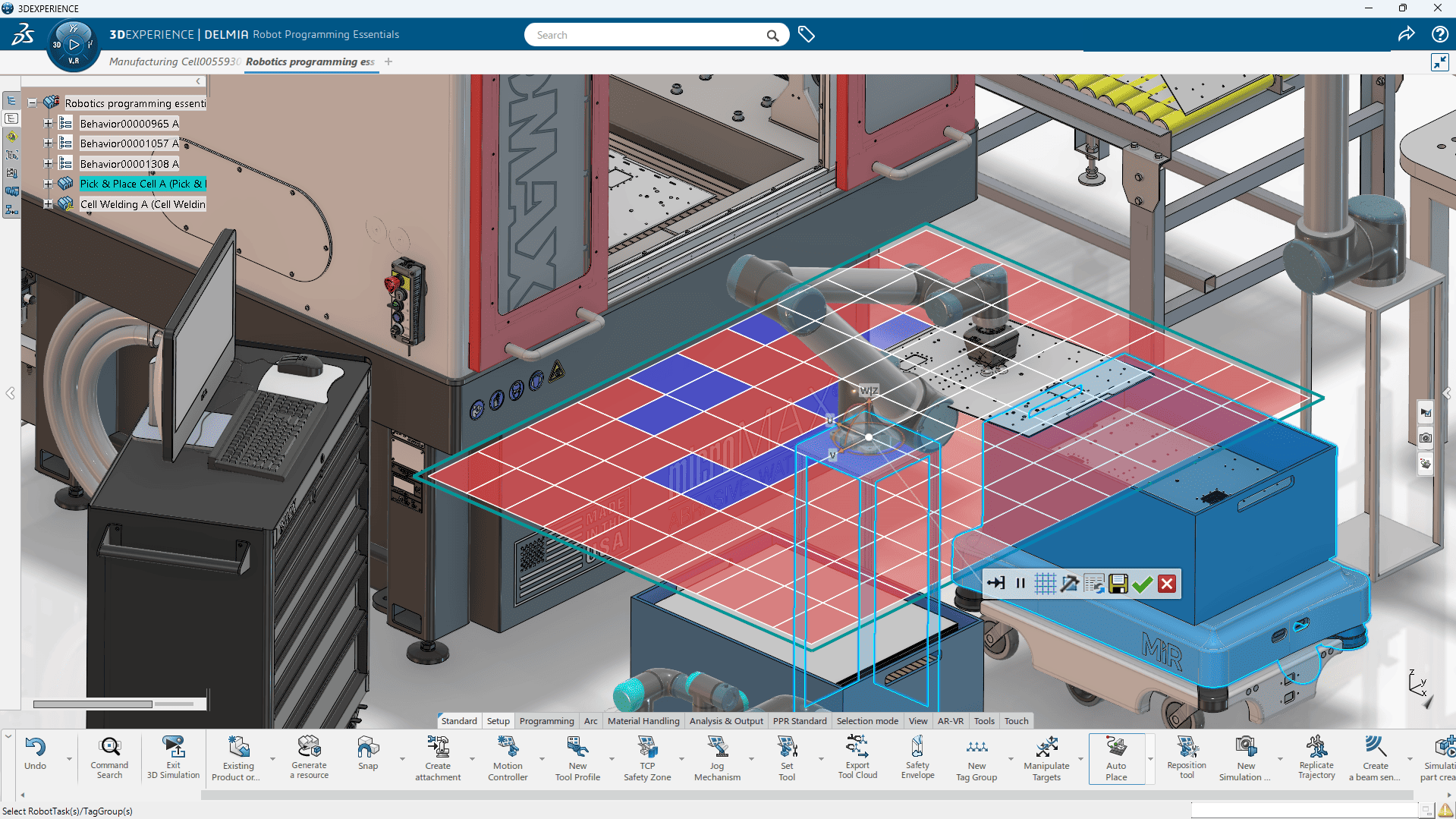 3DEXPERIENCE-Delmia-Robot-Programmer-Screen