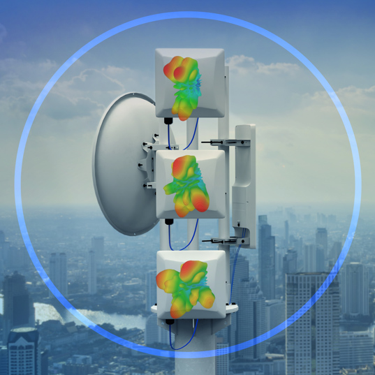 Görüntülenen simülasyon verileriyle EMAG Antenin 3D işlemesi
