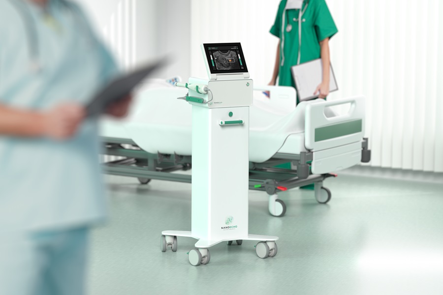NanoEcho machine in medical ward