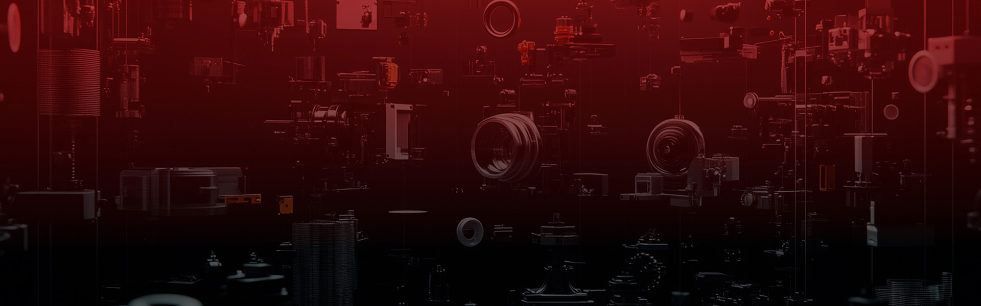 Collage of 3D rendered objects