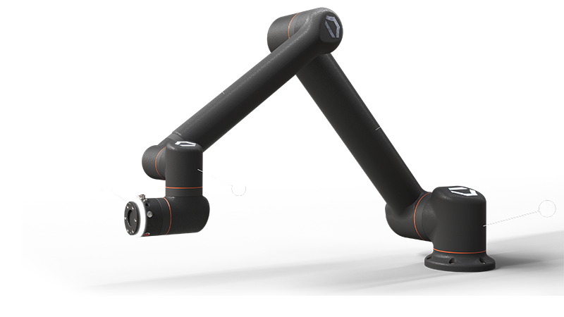 SOLIDWORKS 3D rendering of Standard Bots industrial robot Thor, with PDM data