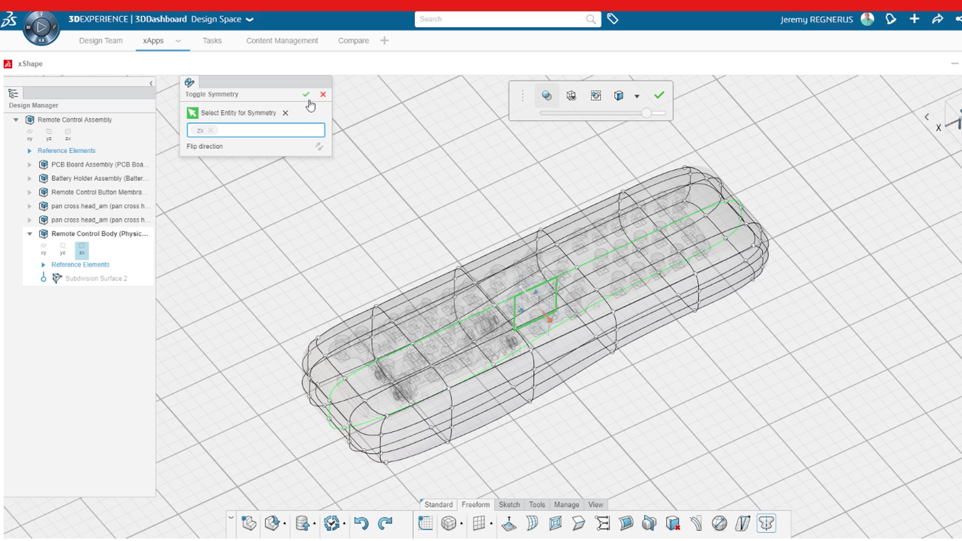 3DX Platform screen