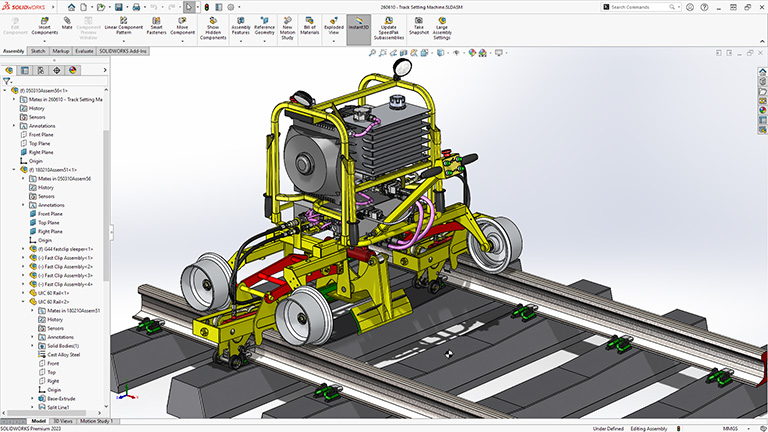Screenshot from SOLIDWORKS 2023 - 3D CAD