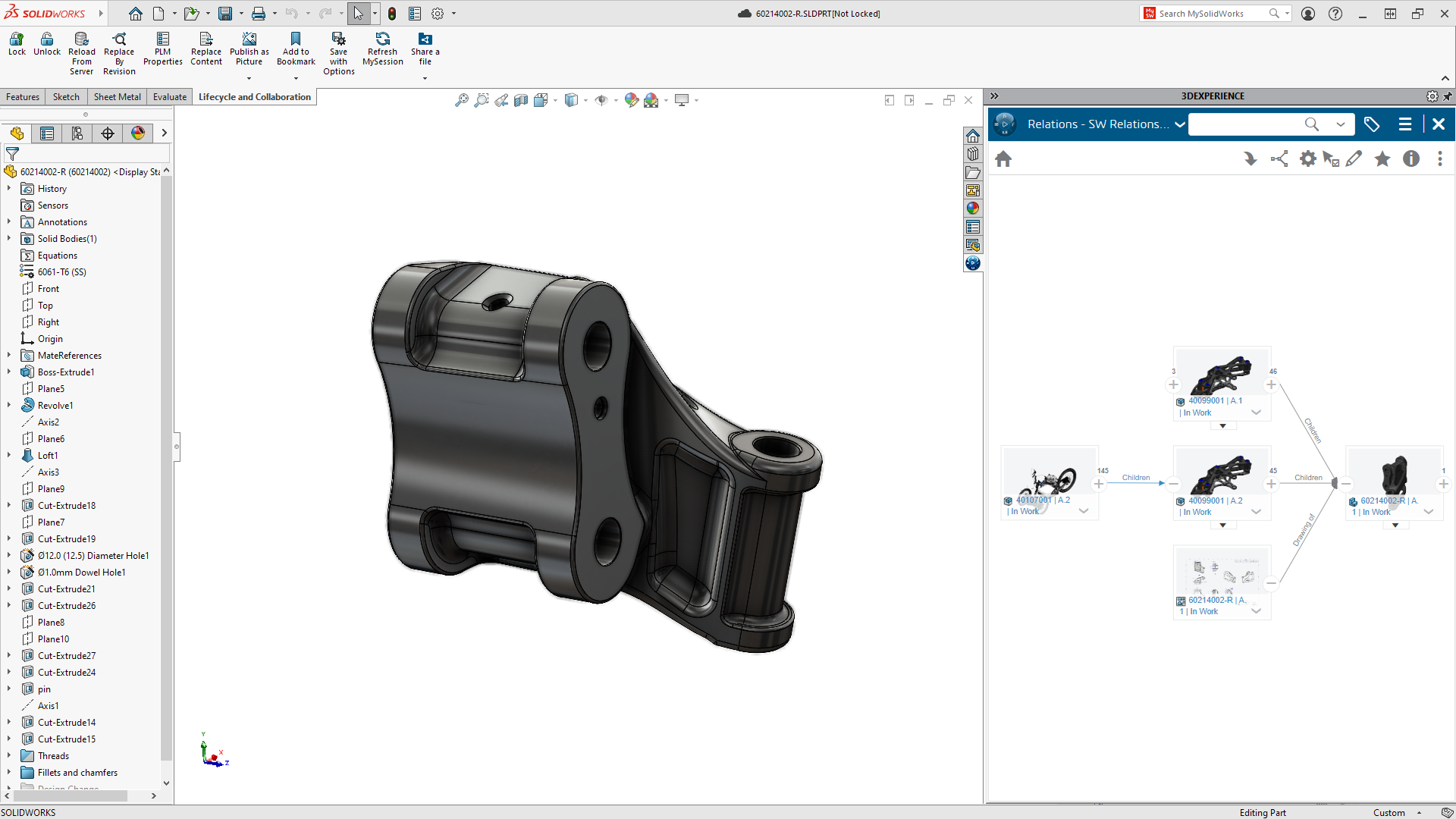 SOLIDWORKS 3D CAD Software Screenshot Example