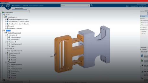 Realistic Plastic Part Design Validation and Manufacturing Simulation - 3DEXPERIENCE software screenshot