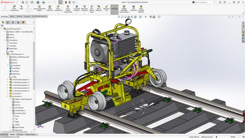 Schermata da SOLIDWORKS 2023 - CAD 3D