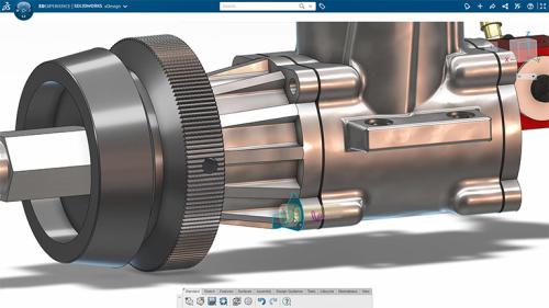 Screenshot from a SOLIDWORKS Browser-Based Role