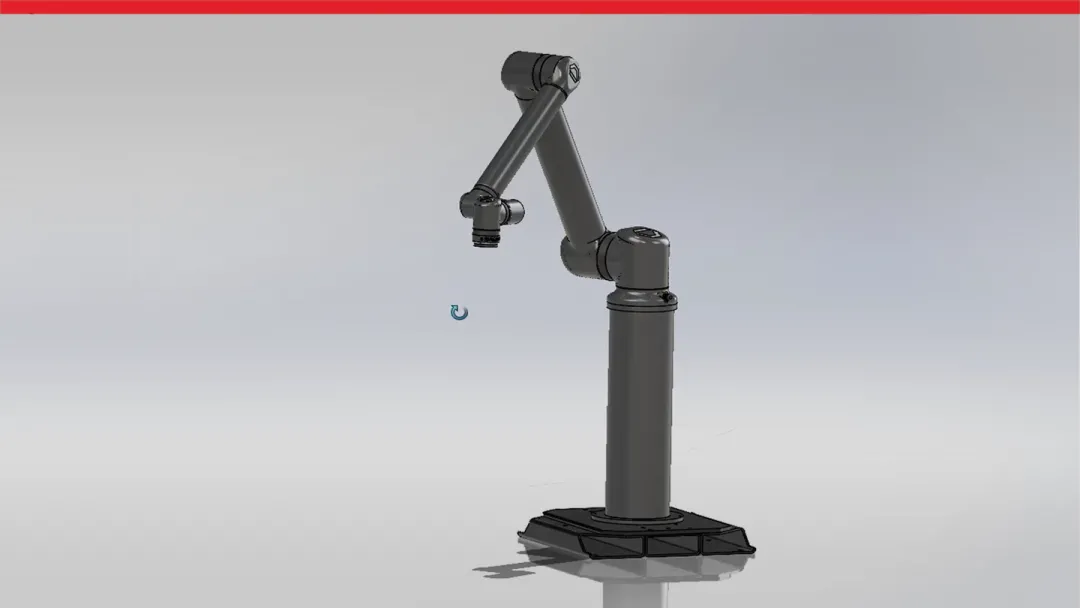 SOLIDWORKS user interface showing AURA knowledge retrieval