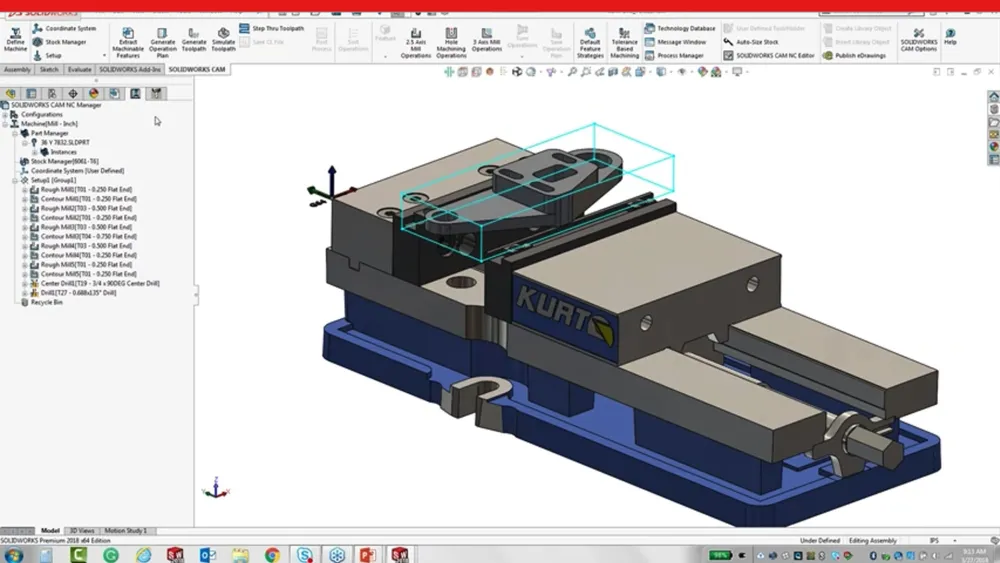 Design-to-Manufacturing mit SOLIDWORKS CAM