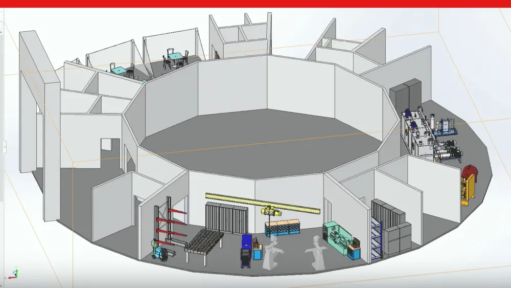 Vereinfachung großer Baugruppen mit SOLIDWORKS 2019