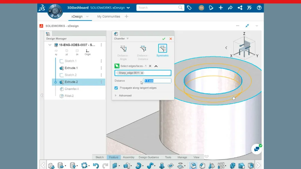 3D Creator: Applied Features in xDesign