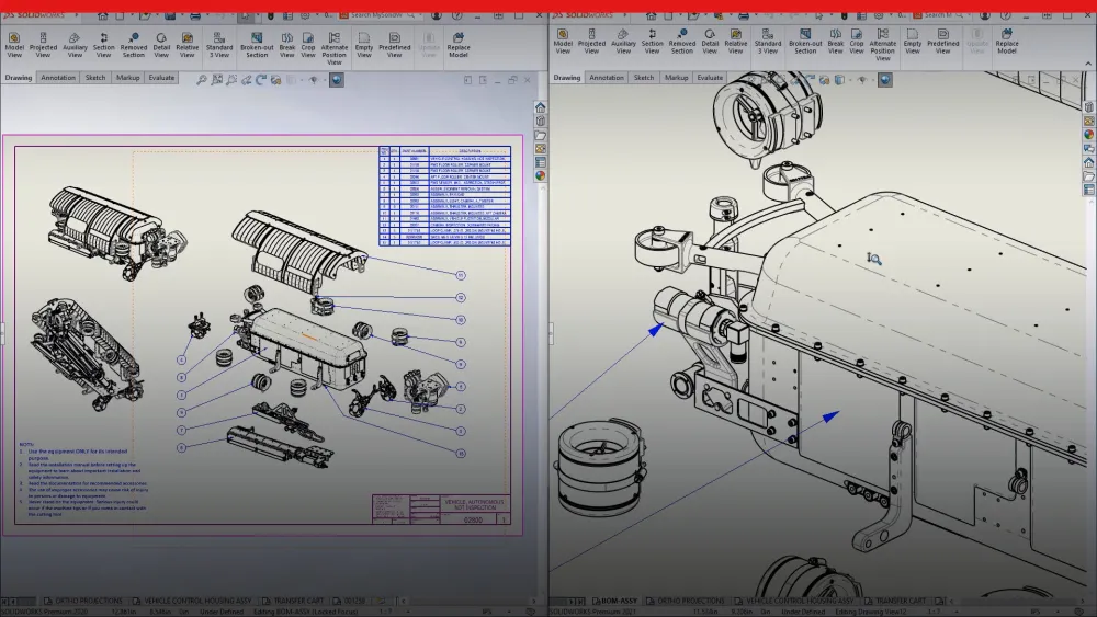 Усовершенствования SOLIDWORKS 2021